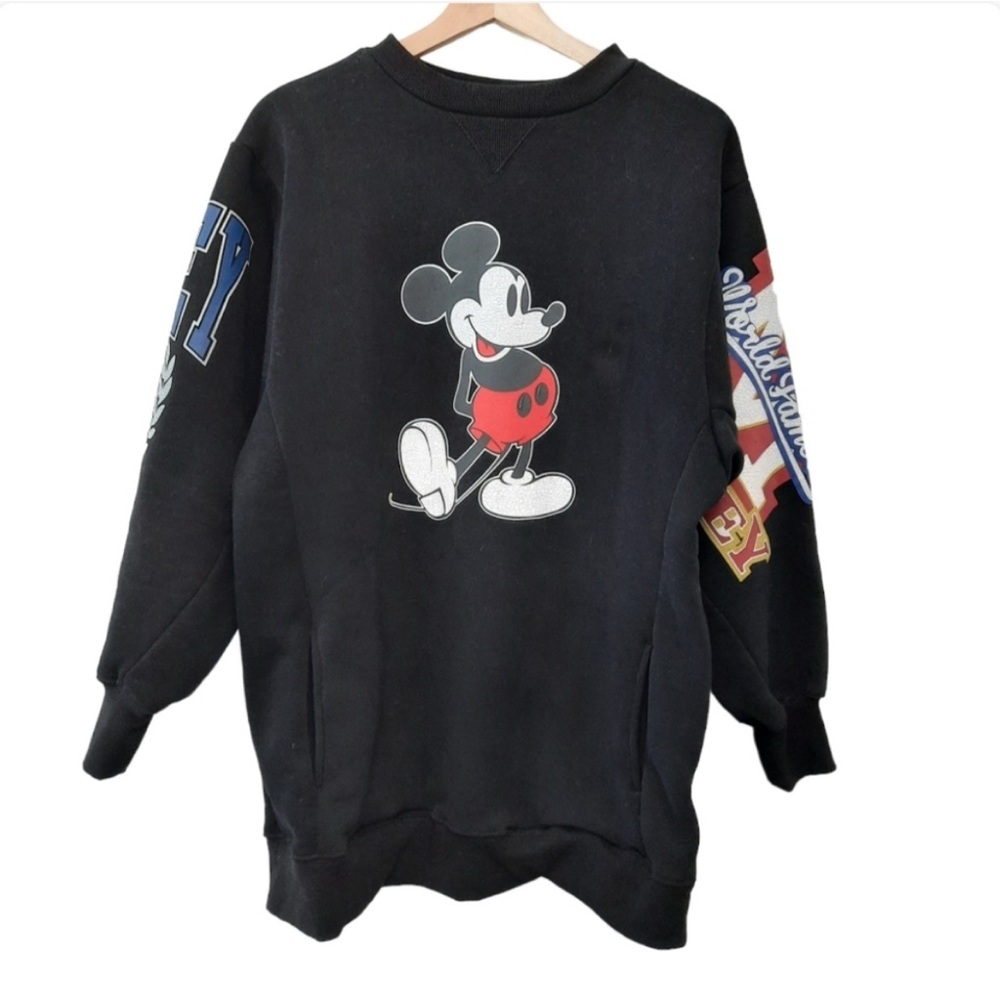 DISNEY x MOUSSY Mickey Mouse Oversized Sweater Sweatshirt Dress